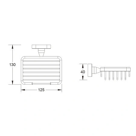 Мыльница Shevanik SG5104H черный Мыльница Shevanik SG5104H черный