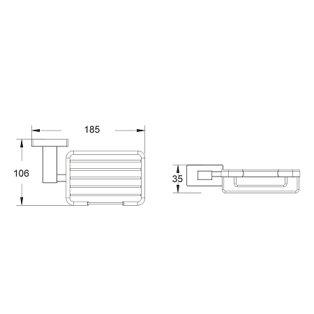 Мыльница Shevanik SG5604C белый Мыльница Shevanik SG5604C белый