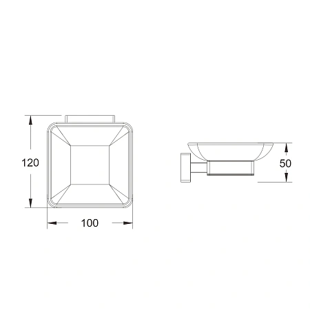 Мыльница Shevanik SG5603C белый Мыльница Shevanik SG5603C белый