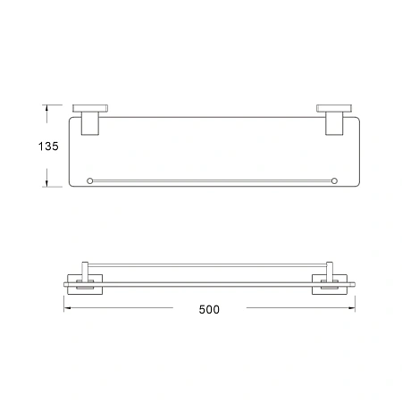 Полка Shevanik SG5619C белый Полка Shevanik SG5619C белый