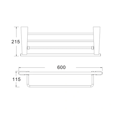 Полотенцедержатель Shevanik SG5708 хром Полотенцедержатель Shevanik SG5708 хром