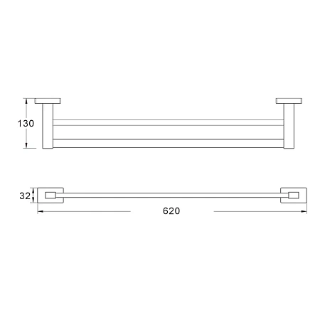 Полотенцедержатель Shevanik SG5627H черный Полотенцедержатель Shevanik SG5627H черный