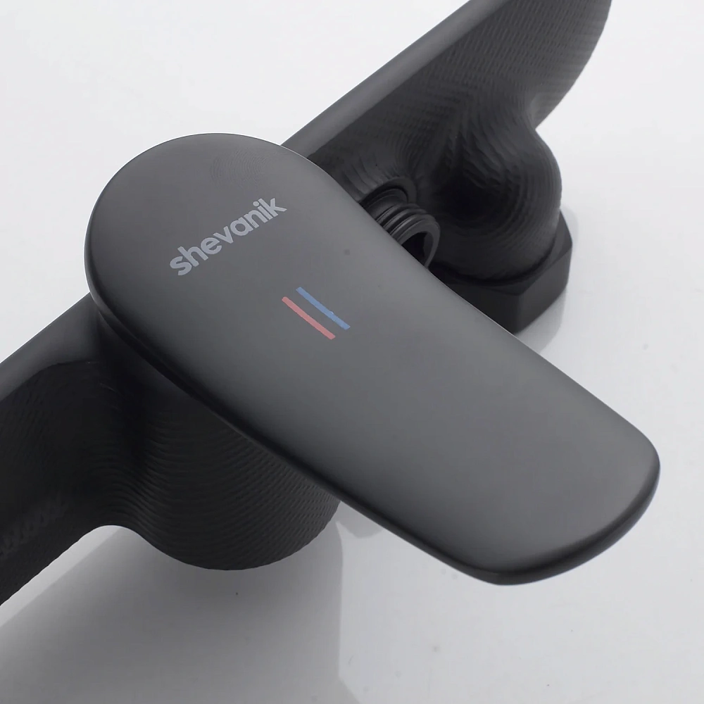 Смеситель для душа Shevanik S4716H черный — Изображение 5