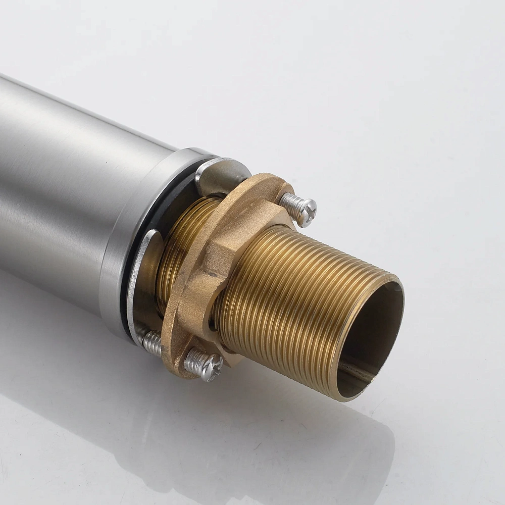 Смеситель для кухни Shevanik S123L-9 с гибким изливом, сатин — Изображение 9
