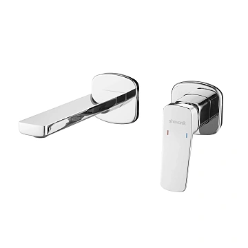 Смеситель для раковины Shevanik S9941 встраиваемый, хром