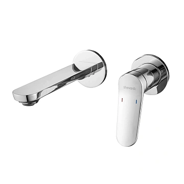 Смеситель для раковины Shevanik S4341 встраиваемый, хром