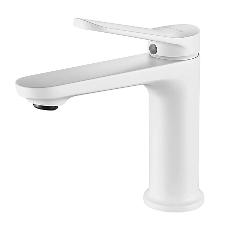Смеситель для раковины Shevanik S4301C белый Смеситель для раковины Shevanik S4301C белый