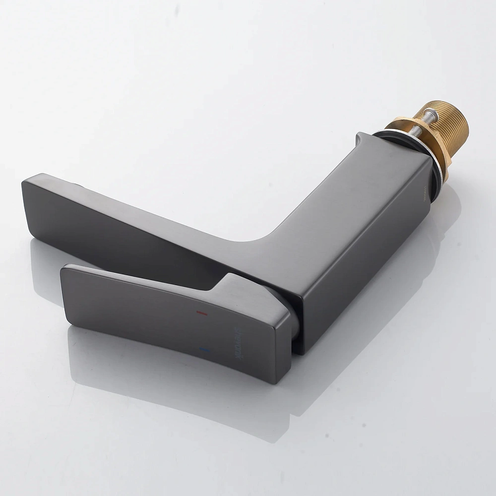 Смеситель для раковины Shevanik S4401T оружейная сталь — Изображение 8