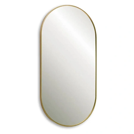 Зеркало Silver Mirrors Aurora 500х1000 ФР-00002532 алюминиевый профиль золото Зеркало Silver Mirrors Aurora 500х1000 ФР-00002532 алюминиевый профиль золото