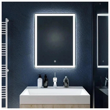 Зеркало Silver Mirrors Norma-Lite 600х800 LED-00002574 подсветка сенсорный выключатель Зеркало Silver Mirrors Norma-Lite 600х800 LED-00002574 подсветка сенсорный выключатель