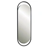 Зеркало Silver Mirrors Alba 500х1500 LED-00003080 металлическая рама черный Зеркало Silver Mirrors Alba 500х1500 LED-00003080 металлическая рама черный