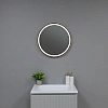 Зеркало Silver Mirrors Deluna LED-00003146 D600 алюминиевый профиль черный бесконтактный сенсор Зеркало Silver Mirrors Deluna LED-00003146 D600 алюминиевый профиль черный бесконтактный сенсор