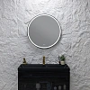 Зеркало Silver Mirrors Deluna LED-00003164 D700 алюминиевый профиль черныйподогрев сенсорный выключатель Зеркало Silver Mirrors Deluna LED-00003164 D700 алюминиевый профиль черныйподогрев сенсорный выключатель