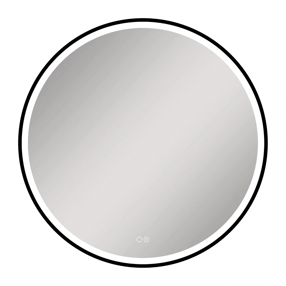 Зеркало Silver Mirrors Deluna LED-00003164 D700 алюминиевый профиль черныйподогрев сенсорный выключатель — Изображение 15