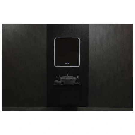 Зеркальный шкаф Silver Mirrors Фиджи 70 LED-00002979 левый часы подогрев сенсорный выключатель Зеркальный шкаф Silver Mirrors Фиджи 70 LED-00002979 левый часы подогрев сенсорный выключатель