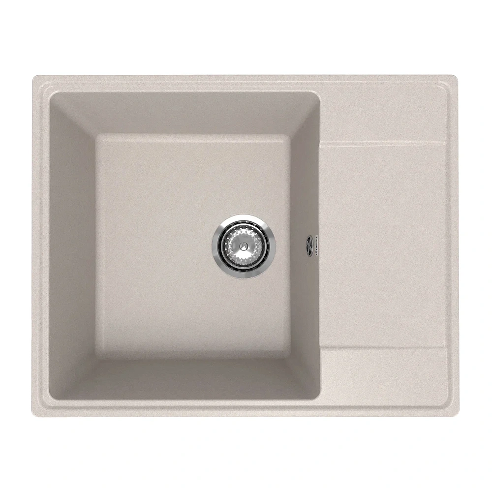 Кухонная мойка Ulgran Quartz Prima 605-10 песок — Изображение 1