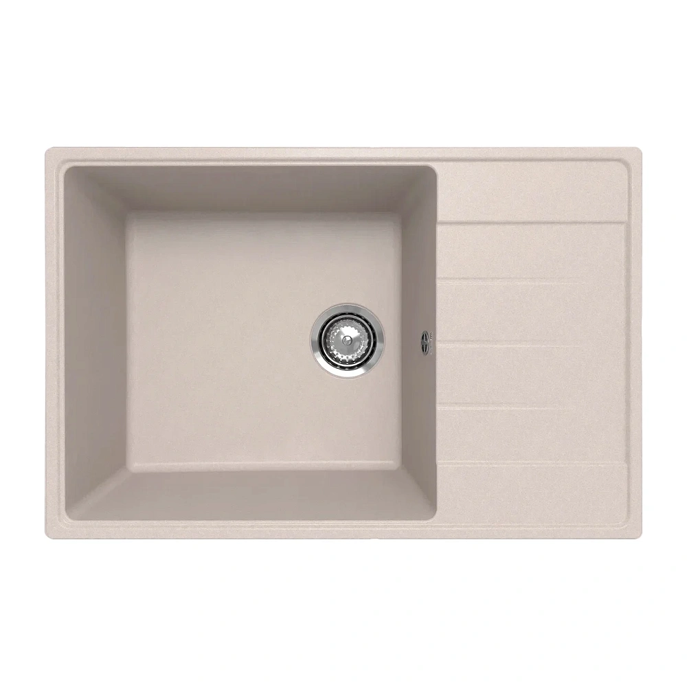Кухонная мойка Ulgran Quartz Prima 760-10 песок — Изображение 1