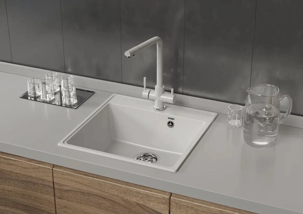Кухонная мойка Ulgran Quartz Forte 505-01 жасмин — Изображение 3