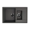 Кухонная мойка Ulgran Quartz Prima 780 1,5 K-09 мокрый асфальт Кухонная мойка Ulgran Quartz Prima 780 1,5 K-09 мокрый асфальт