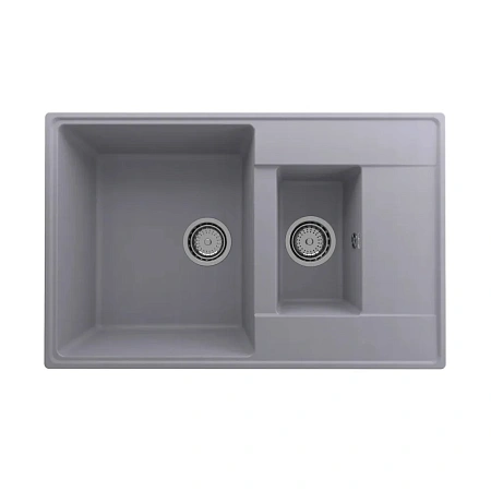 Кухонная мойка Ulgran Quartz Prima 780 1,5 K-05 бетон