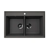 Кухонная мойка Ulgran Quartz Ruma 780-09 мокрый асфальт Кухонная мойка Ulgran Quartz Ruma 780-09 мокрый асфальт