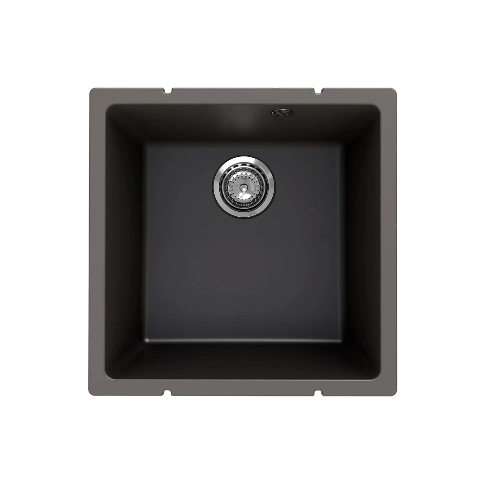 Кухонная мойка Ulgran Quartz Under 400-09 асфальт — Изображение 1