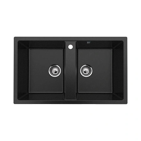 Кухонная мойка Ulgran U-708-308 черный Кухонная мойка Ulgran U-708-308 черный