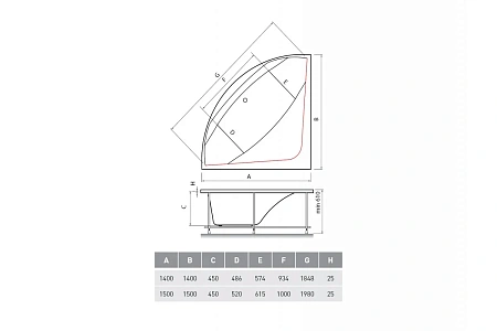 Акриловая ванна Vayer BOOMERANG Гл000010631 150x150 Акриловая ванна Vayer BOOMERANG Гл000010631 150x150