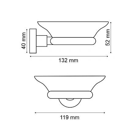 Мыльница Webert Rimini RI500101010 золото Мыльница Webert Rimini RI500101010 золото