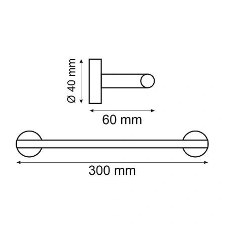 Полотенцедержатель Webert Rimini RI500501010 30 см золото Полотенцедержатель Webert Rimini RI500501010 30 см золото