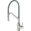 Смеситель для кухни GAPPO G4098-15H с гибким изливом, сатин/серый Смеситель для кухни GAPPO G4098-15H с гибким изливом, сатин/серый