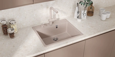 Кухонная мойка Ulgran U-104-302 песочный Кухонная мойка Ulgran U-104-302 песочный