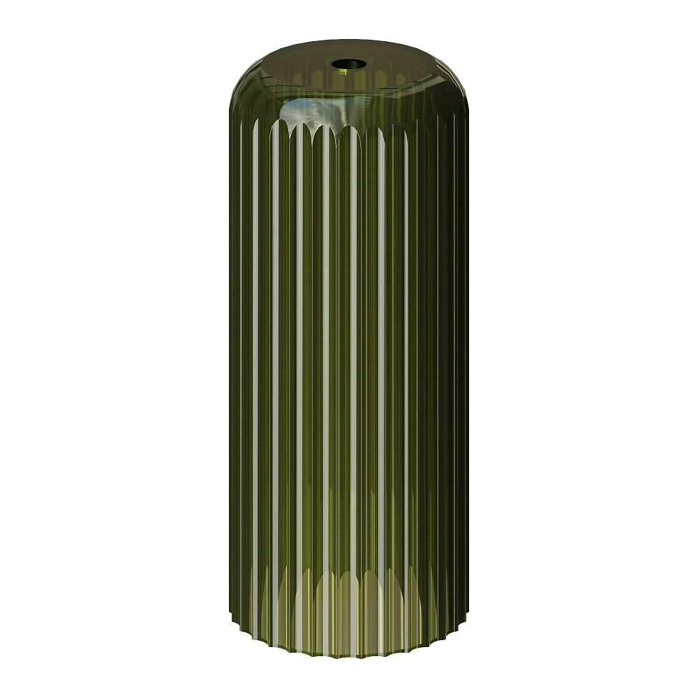 Пьедестал Boheme GLOW 810-BASE-RIB-G-OL полиэфирный рифленый OLIVE — Изображение 1
