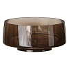 Раковина Boheme GLOW 810-G-C накладная, круглая, полиэфирная COFFEE