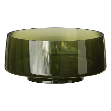 Раковина Boheme GLOW 810-G-OL накладная, круглая, полиэфирная OLIVE