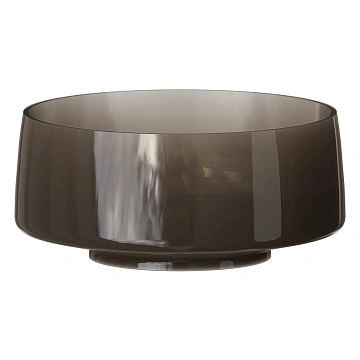 Раковина Boheme GLOW SMOKE 810-GS-BR накладная, круглая, полиэфирная BRONZE