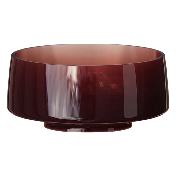 Раковина Boheme GLOW SMOKE 810-GS-T накладная, круглая, полиэфирная TERRACOTTA