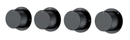 Смеситель для душа Boheme STICK DIAMOND 124-5-B.1 встроенный BLACK 5-проходной Смеситель для душа Boheme STICK DIAMOND 124-5-B.1 встроенный BLACK 5-проходной