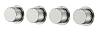 Смеситель для душа Boheme STICK DIAMOND 124-5-NB.1 встроенный NICKEL BRUSH 5-проходной
