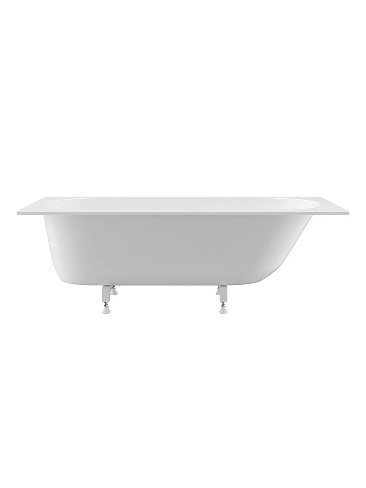 Ванна из искусственного камня BelBagno BB-DELTA-170-75-46-MR-W-MATT-LEG-SET встраиваемая, в комплекте с ножками — Изображение 2