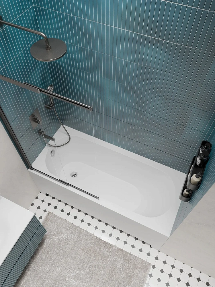 Ванна из искусственного камня BelBagno BB-DELTA-170-75-46-MR-W-MATT-LEG-SET встраиваемая, в комплекте с ножками — Изображение 5