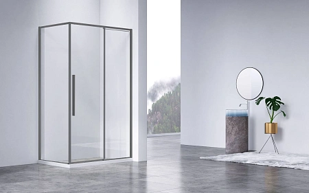 Душевой уголок Vincea Slim-N VSR-4SN8010CLGM 1000x800 вороненая сталь, стекло прозрачное Душевой уголок Vincea Slim-N VSR-4SN8010CLGM 1000x800 вороненая сталь, стекло прозрачное