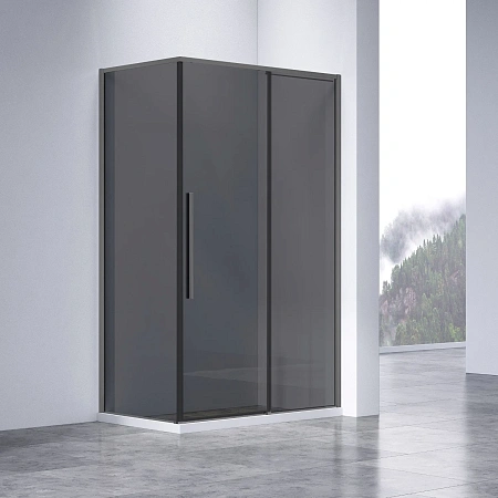 Душевой уголок Vincea Slim-N VSR-4SN8012CGGM 1200x800 вороненая сталь, стекло тонированное Душевой уголок Vincea Slim-N VSR-4SN8012CGGM 1200x800 вороненая сталь, стекло тонированное