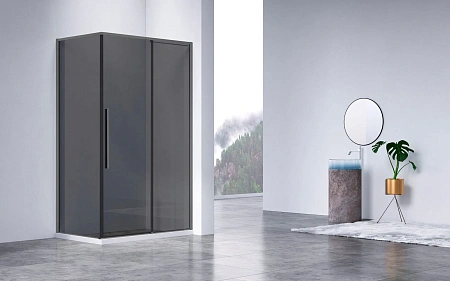 Душевой уголок Vincea Slim-N VSR-4SN8012CGGM 1200x800 вороненая сталь, стекло тонированное Душевой уголок Vincea Slim-N VSR-4SN8012CGGM 1200x800 вороненая сталь, стекло тонированное