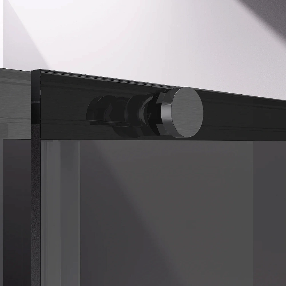 Душевой уголок Vincea Slim-N VSR-4SN9012CGGM 1200x900 вороненая сталь, стекло тонированное — Изображение 4