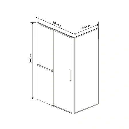 Душевой уголок Vincea Слим Софт (Slim Soft) VSR-1SS9010CLGM 1000x900 вороненая сталь, стекло прозрачное Душевой уголок Vincea Слим Софт (Slim Soft) VSR-1SS9010CLGM 1000x900 вороненая сталь, стекло прозрачное