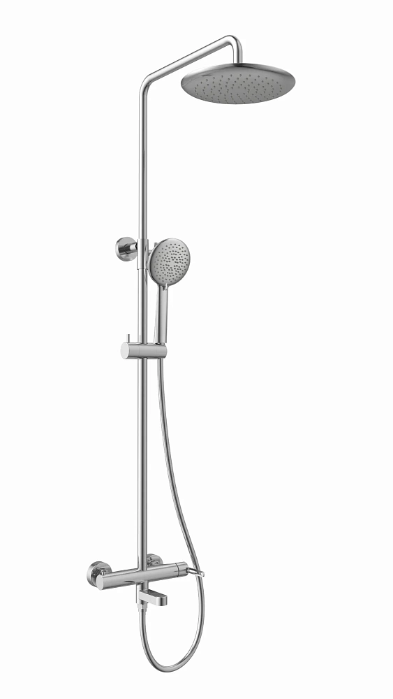 Душевая система Vincea Rondo VSFS-1RS1CH с изливом, хром — Изображение 1