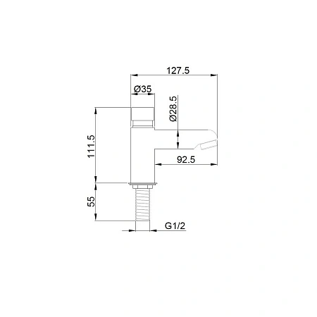 Кран NOFER Essentialtemp 07410.N с таймером Кран NOFER Essentialtemp 07410.N с таймером