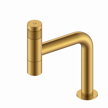 Смеситель для раковины Boheme Solo Tech 156-BR Bronze автоматический