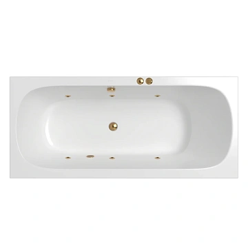 Акриловая ванна WHITECROSS Print Slim 170x75 SOFT 0113.170075.100.SOFT.BR бронза